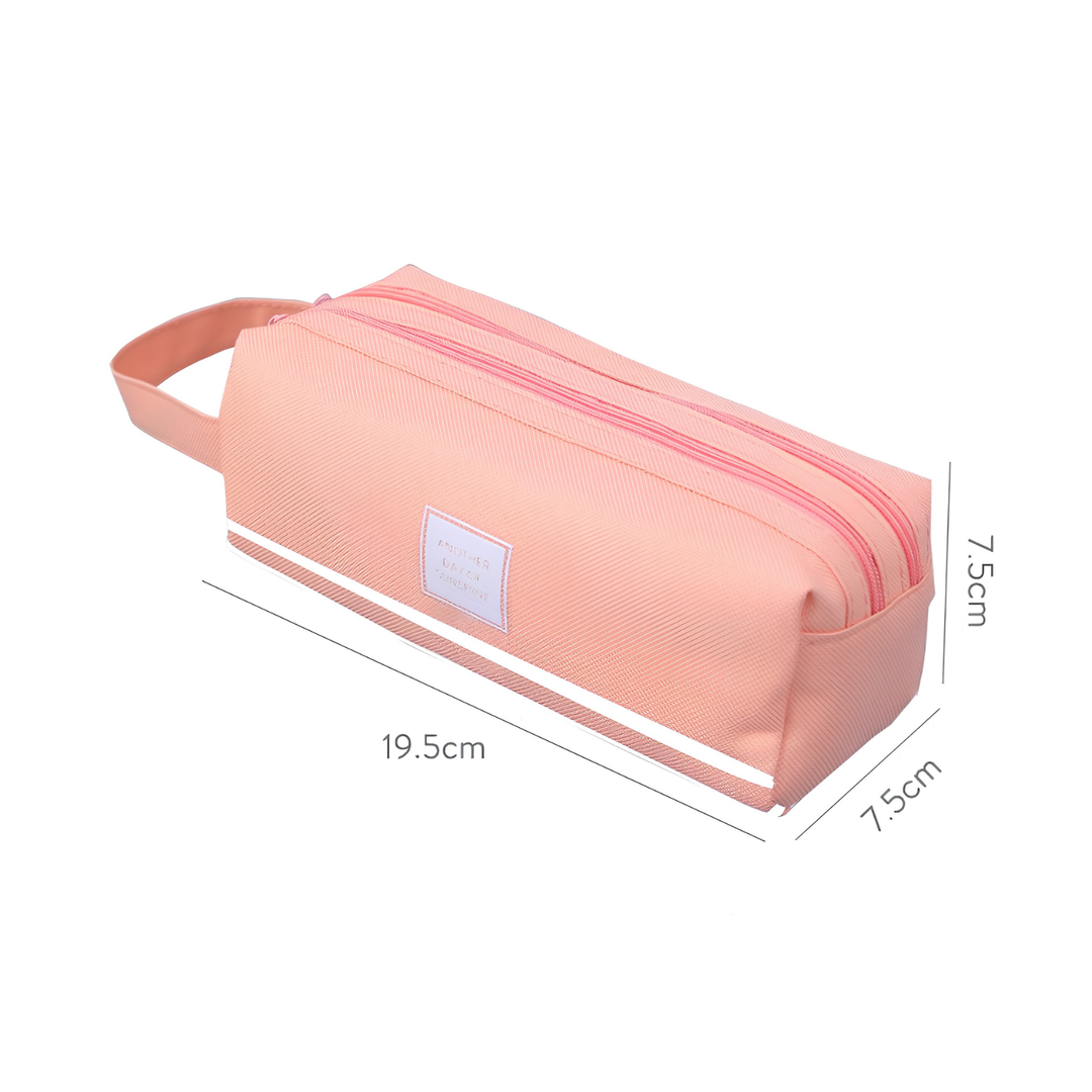 Canvas Dubbele Laag Stationery Box